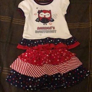 Adorable Little girl summer outfit